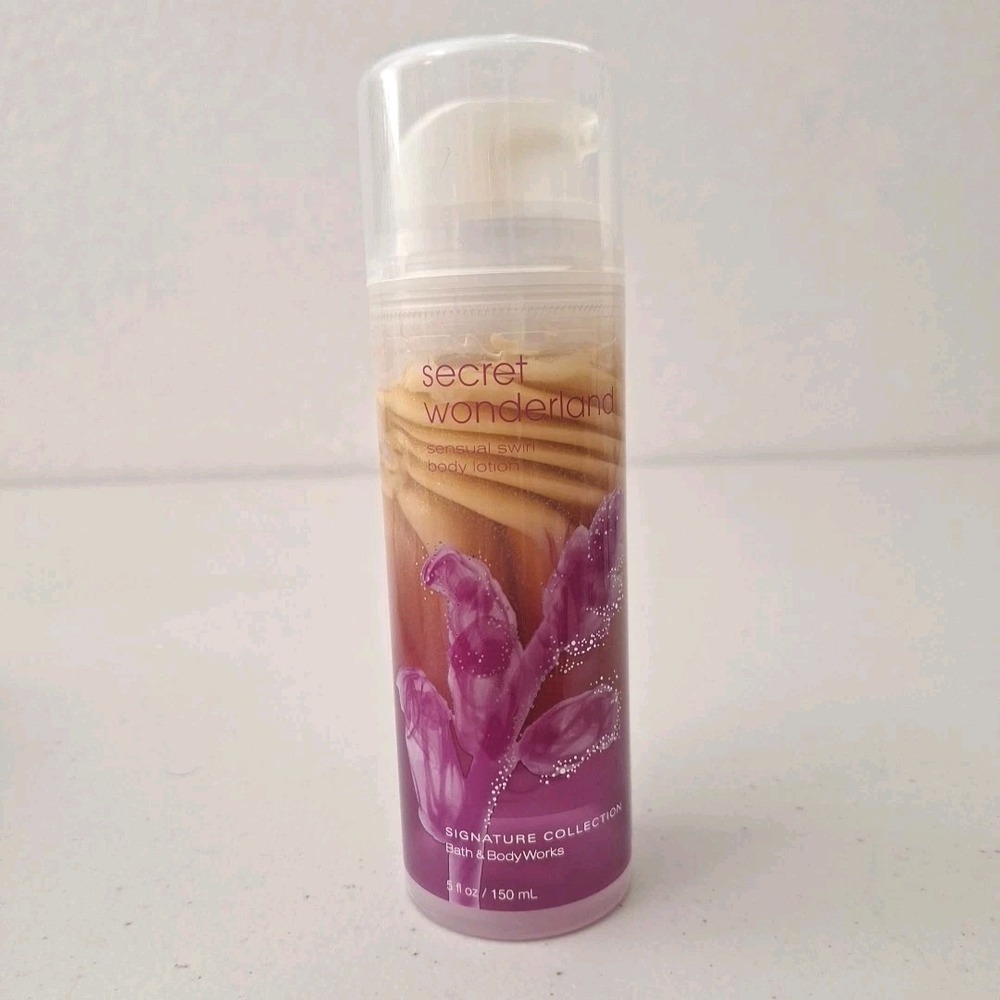Bath & Body Works SECRET WONDERLAND Sensual Swirl Lotion 5oz RARE DISCONTINUED